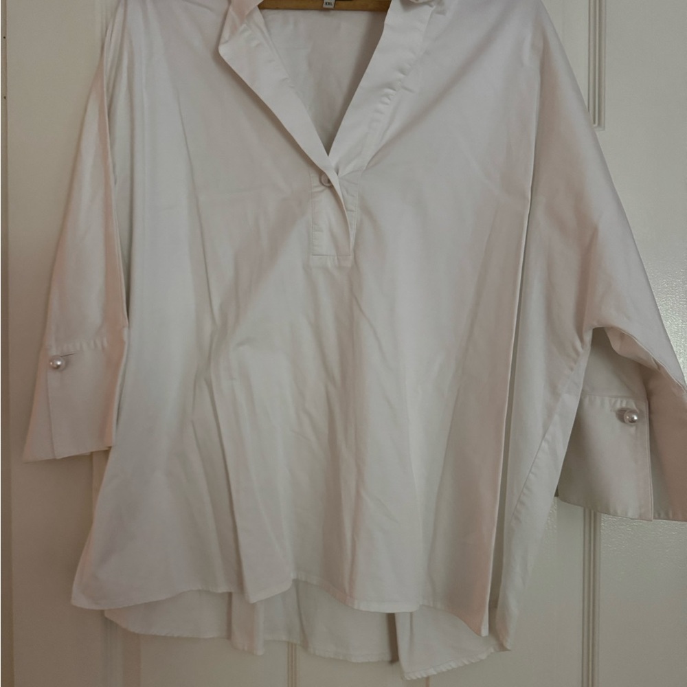 Elegant White Women's Top